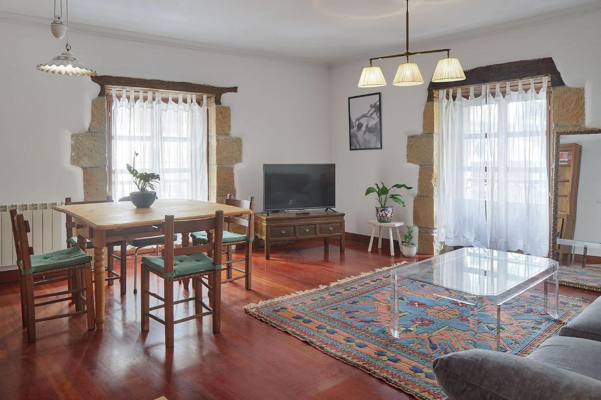 Апартаменты Earra - Casa Trini - Centro Y 2 Min De La Playa Зараутц Экстерьер фото